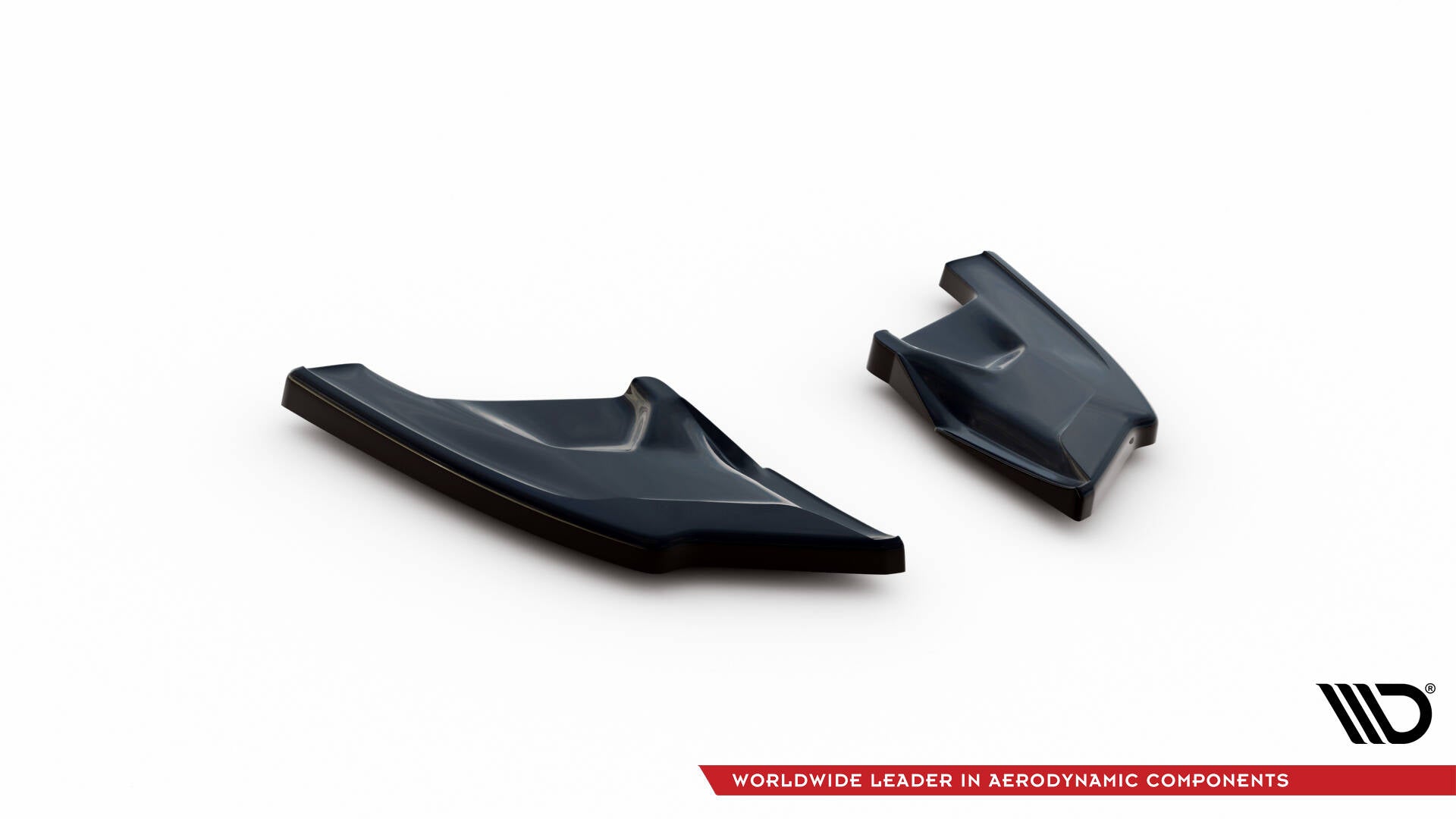 Maxton Heck Ansatz Flaps Diffusor V.3 für Volkswagen Golf GTI Mk8 schwarz Hochglanz