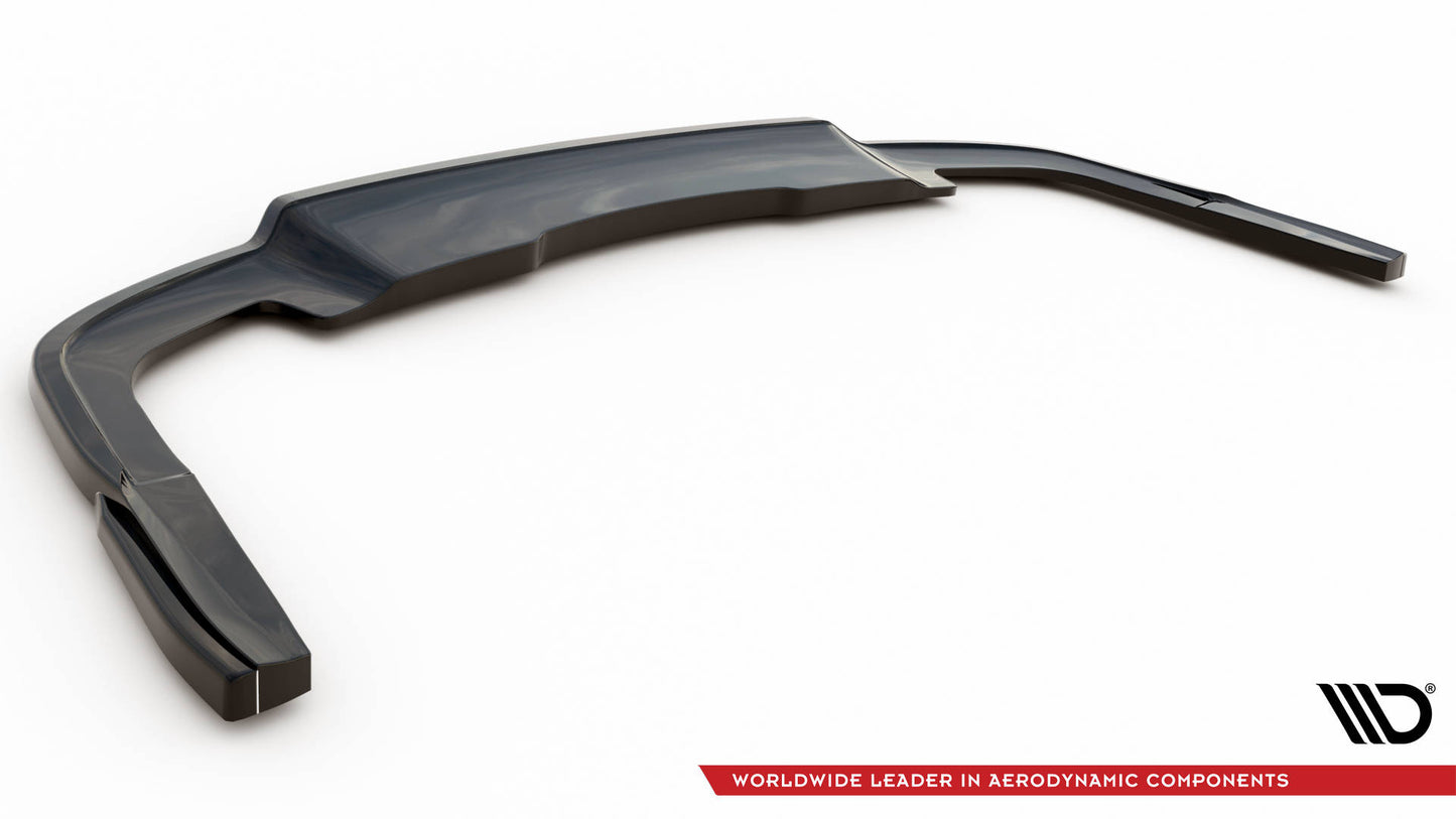 Maxton Mittlerer Diffusor Heck Ansatz DTM Look für Audi A5 S-Line F5 Facelift schwarz Hochglanz