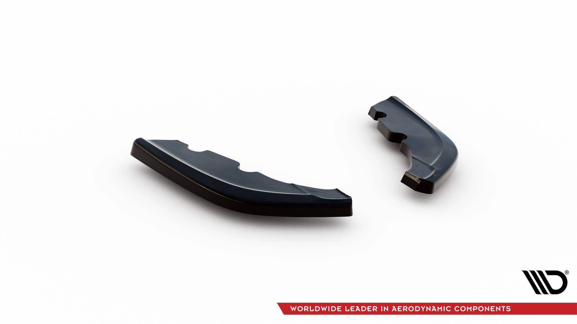 Maxton Heck Ansatz Flaps Diffusor V.1 für0 BMW 1er M-Paket / M135i F40 schwarz Hochglanz