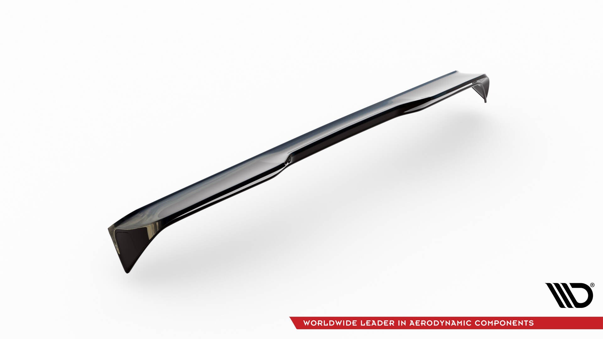 Maxton Spoiler CAP für 3D Volkswagen Polo GTI Mk6 Facelift schwarz Hochglanz