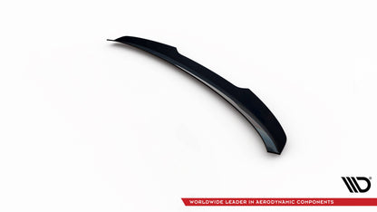 Maxton Spoiler CAP für Toyota Yaris Mk3 Facelift schwarz Hochglanz