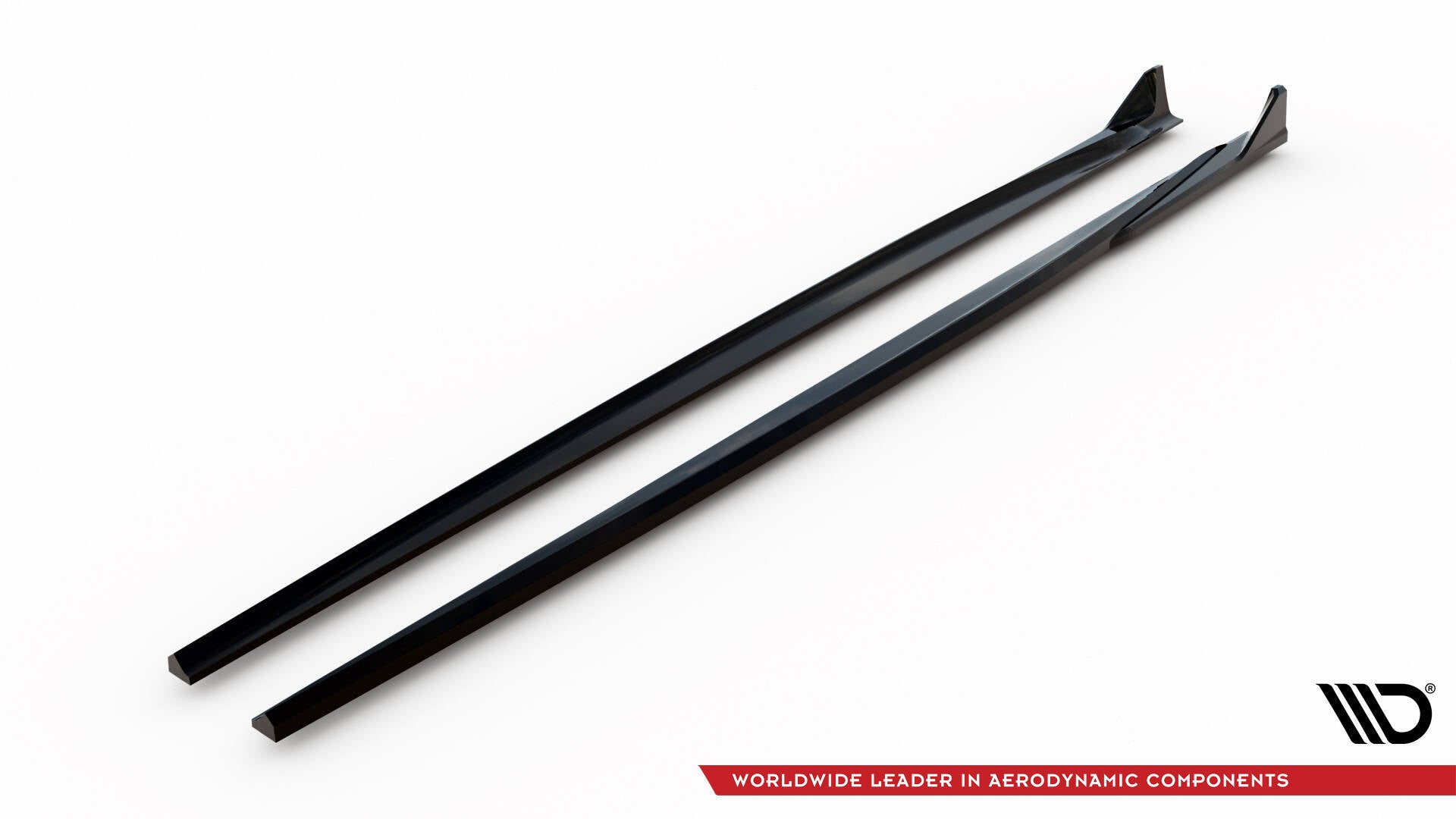 Maxton Seitenschweller Ansatz für V.3 für CSL Look BMW 1er M-Paket / M140i F20 Facelift schwarz Hochglanz