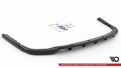 Maxton Mittlerer Diffusor Heck Ansatz DTM Look für BMW X7 M G07 schwarz Hochglanz
