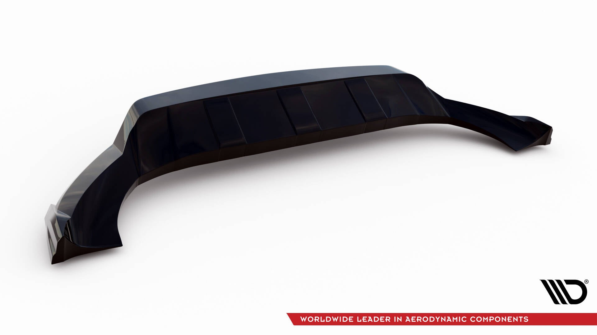 Maxton Front Ansatz für Porsche Cayenne Coupe Mk3 schwarz Hochglanz
