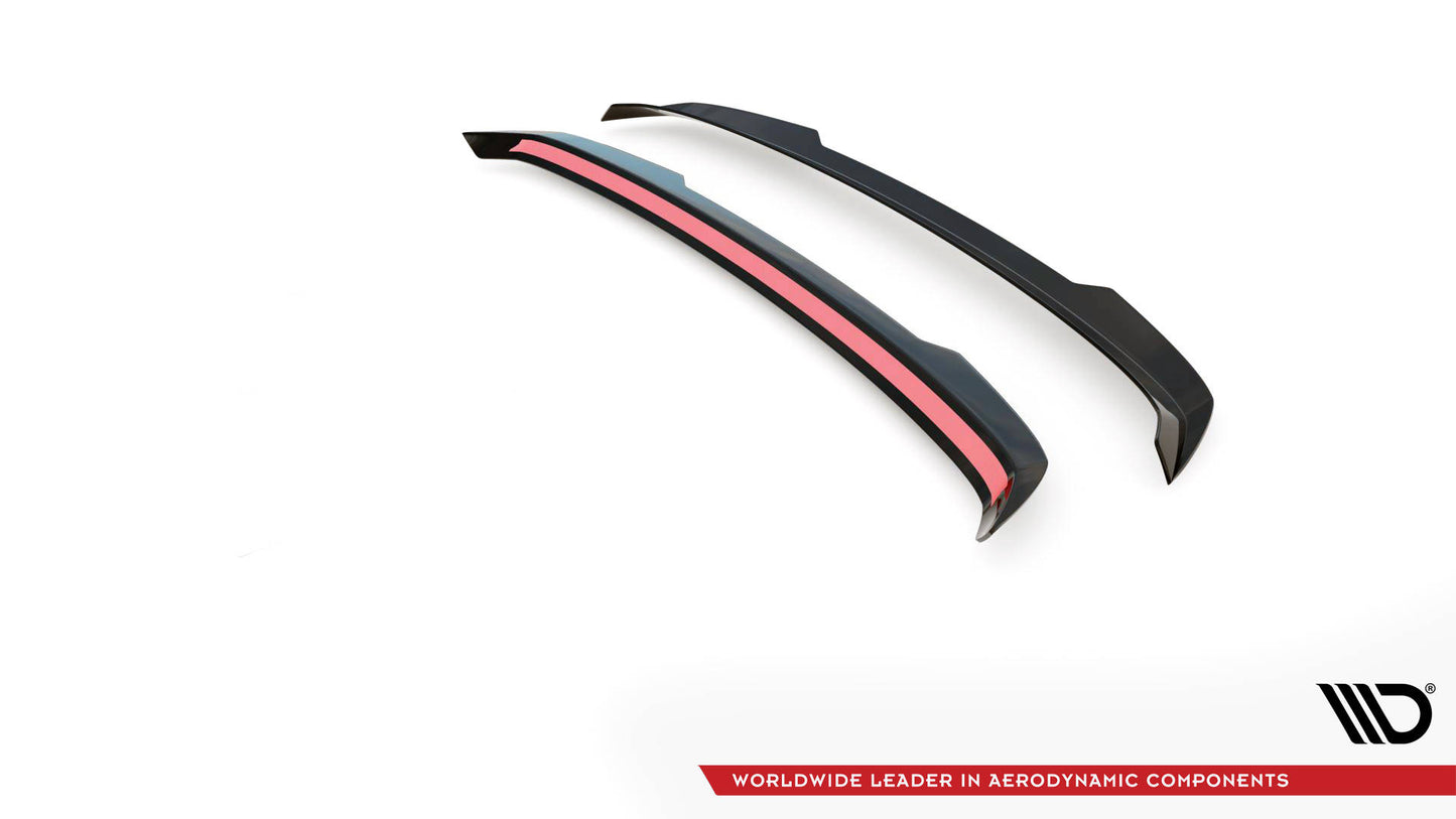 Maxton Spoiler CAP V.2 für Peugeot 208 Mk2 schwarz Hochglanz