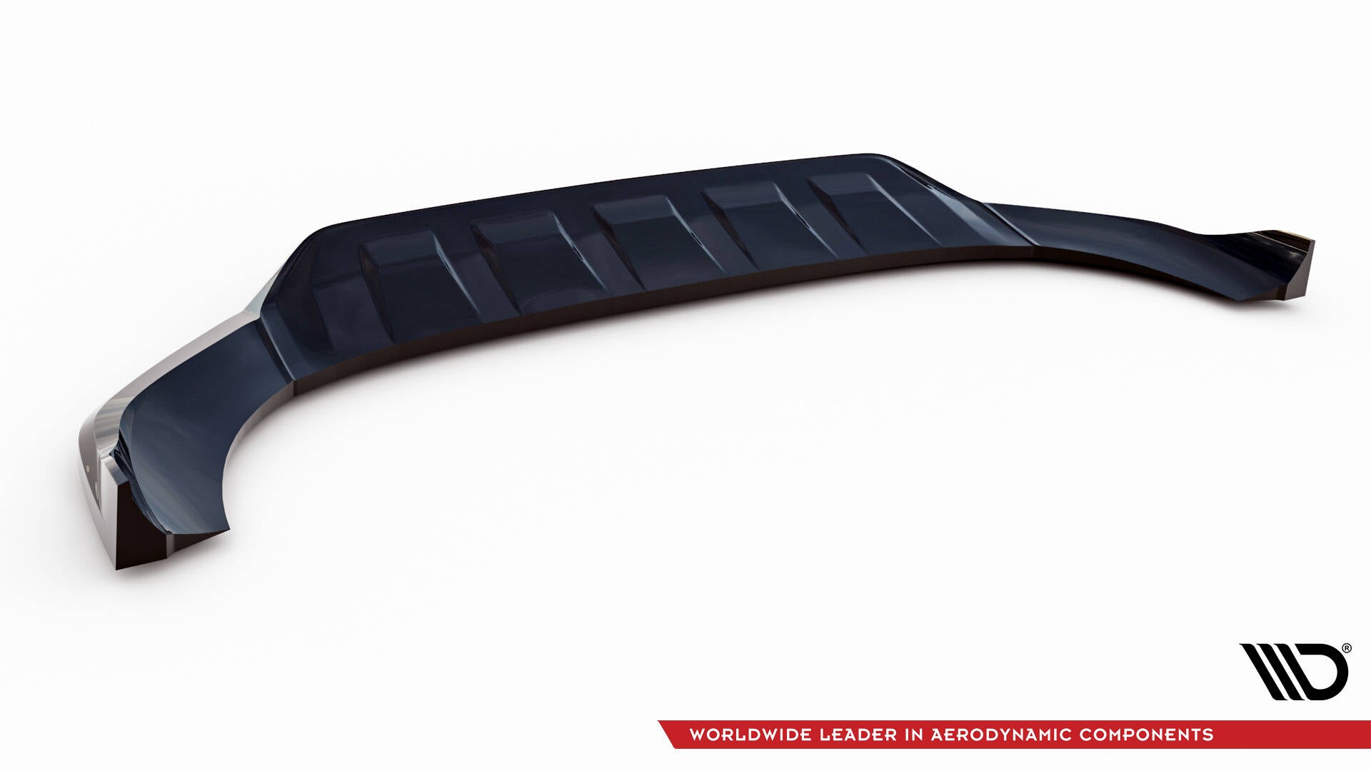 Maxton Front Ansatz für Audi Q7 Mk2 schwarz Hochglanz