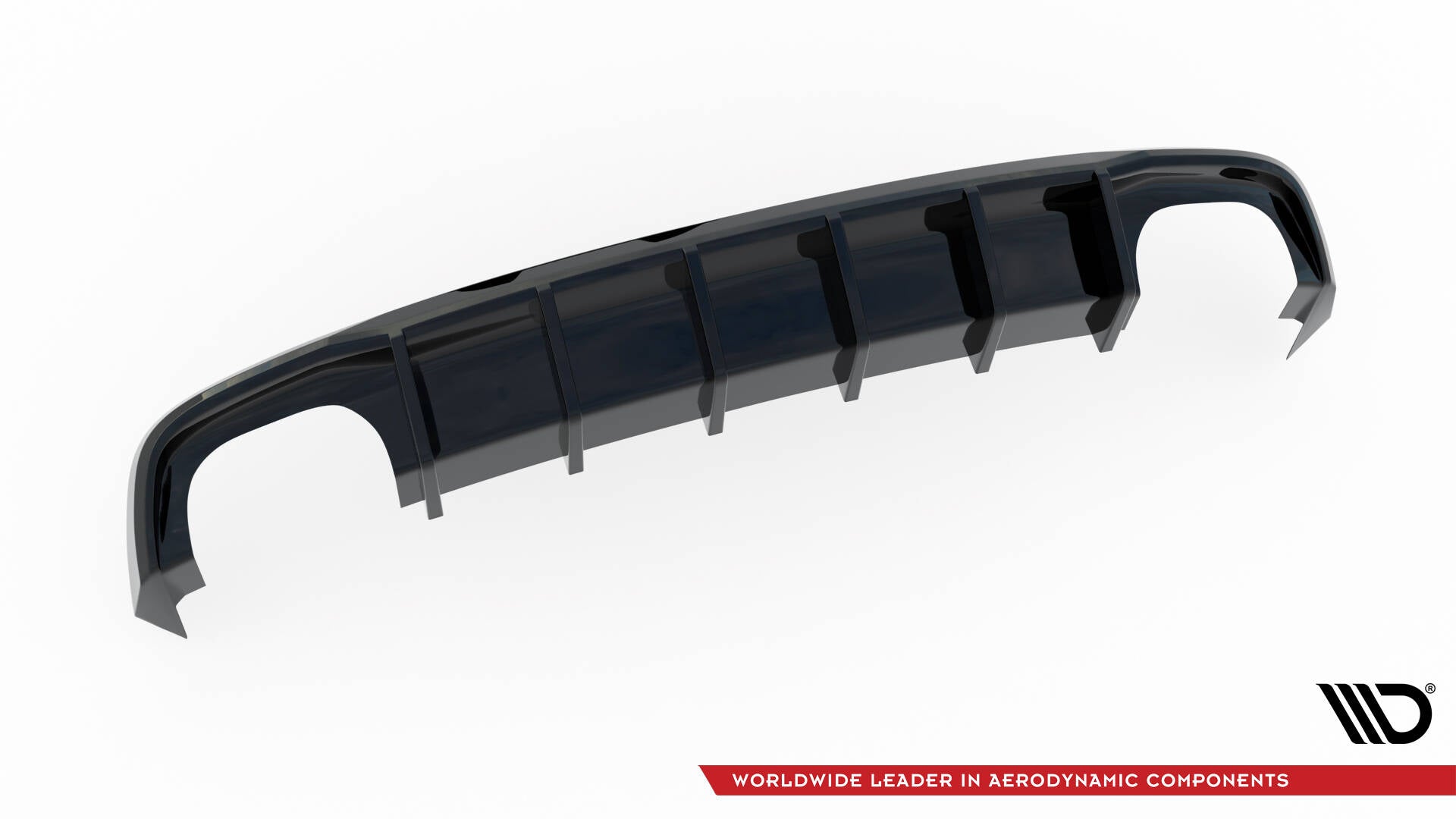 Maxton Diffusor Heck Ansatz für Audi S5 Coupe / Sportback 8T Facelift