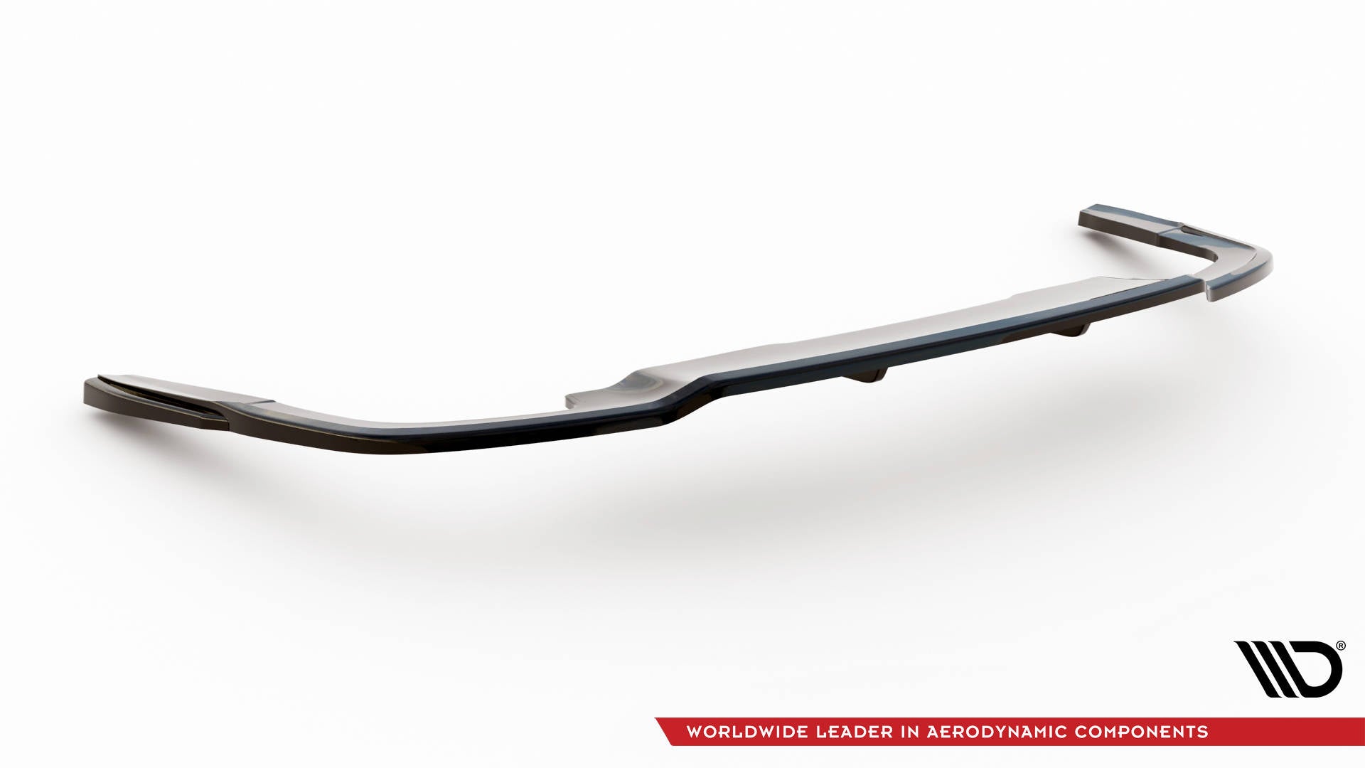 Maxton Mittlerer Diffusor Heck Ansatz DTM Look für Audi A5 S-Line F5 Facelift schwarz Hochglanz