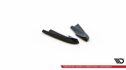 Maxton Heck Ansatz Flaps Diffusor für Volvo S60 R-Design Mk2 schwarz Hochglanz