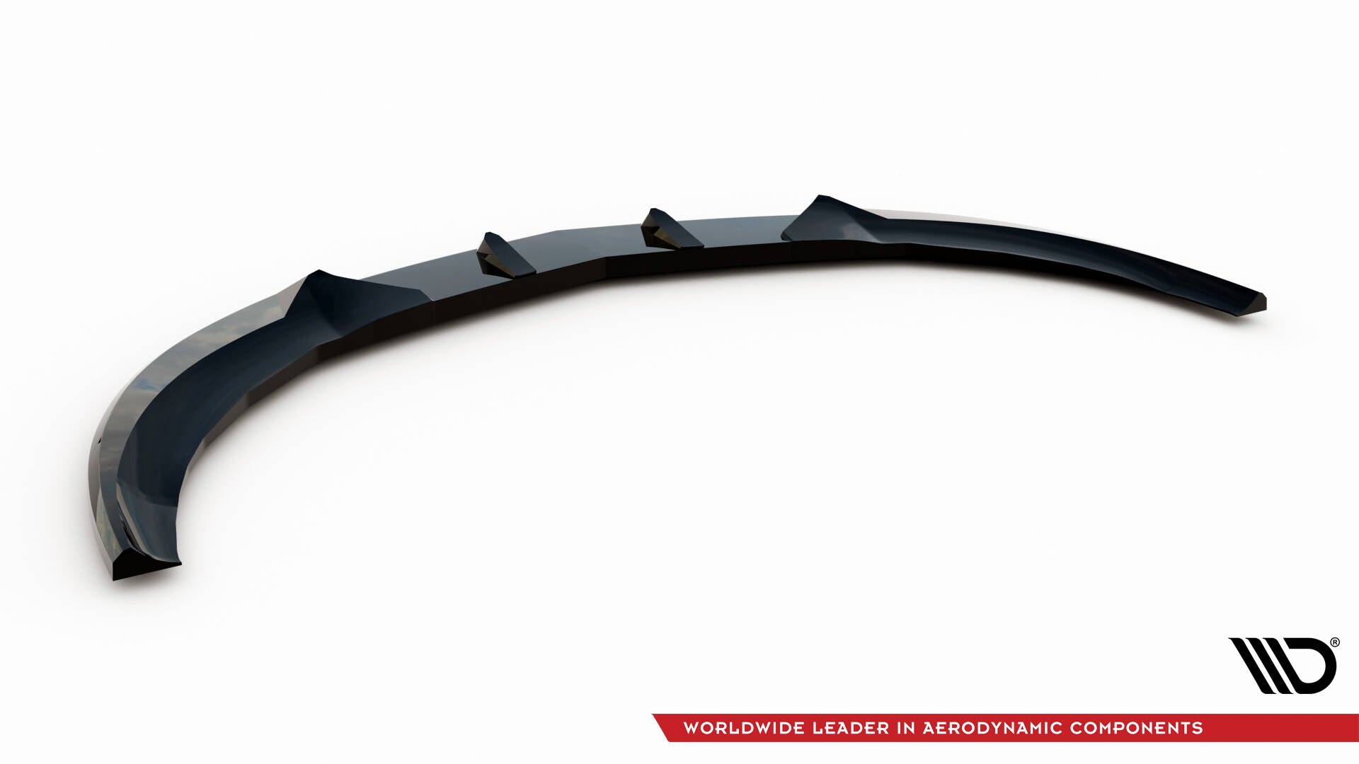 Maxton Front Ansatz V.3 für Mercedes-Benz A45 AMG W176 schwarz Hochglanz