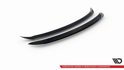 Maxton Spoiler CAP V.1 für Toyota Yaris Mk4 schwarz Hochglanz