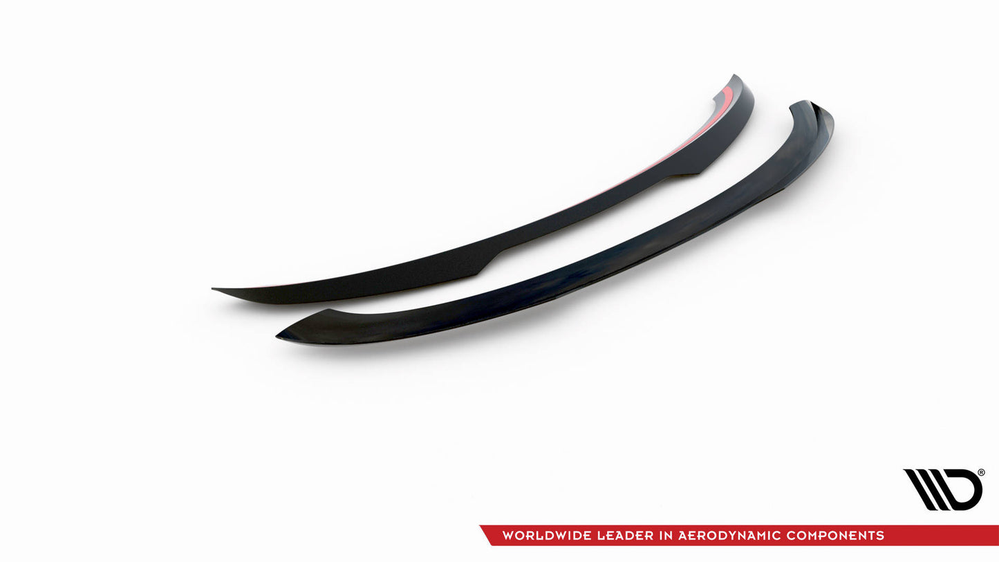 Maxton Spoiler CAP für Mini Cooper Clubman John Cooper Works F54 Facelift schwarz Hochglanz