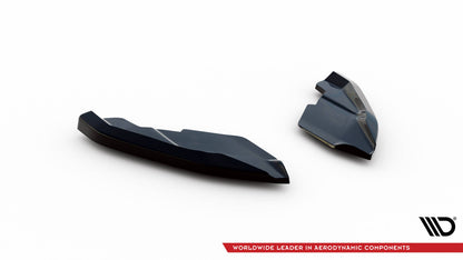 Maxton Heck Ansatz Flaps Diffusor V.2 für Seat Leon Hatchback Mk3 Facelift schwarz Hochglanz