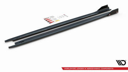 Maxton Seitenschweller Ansatz für V.2 für + Flaps Skoda Octavia RS Mk4