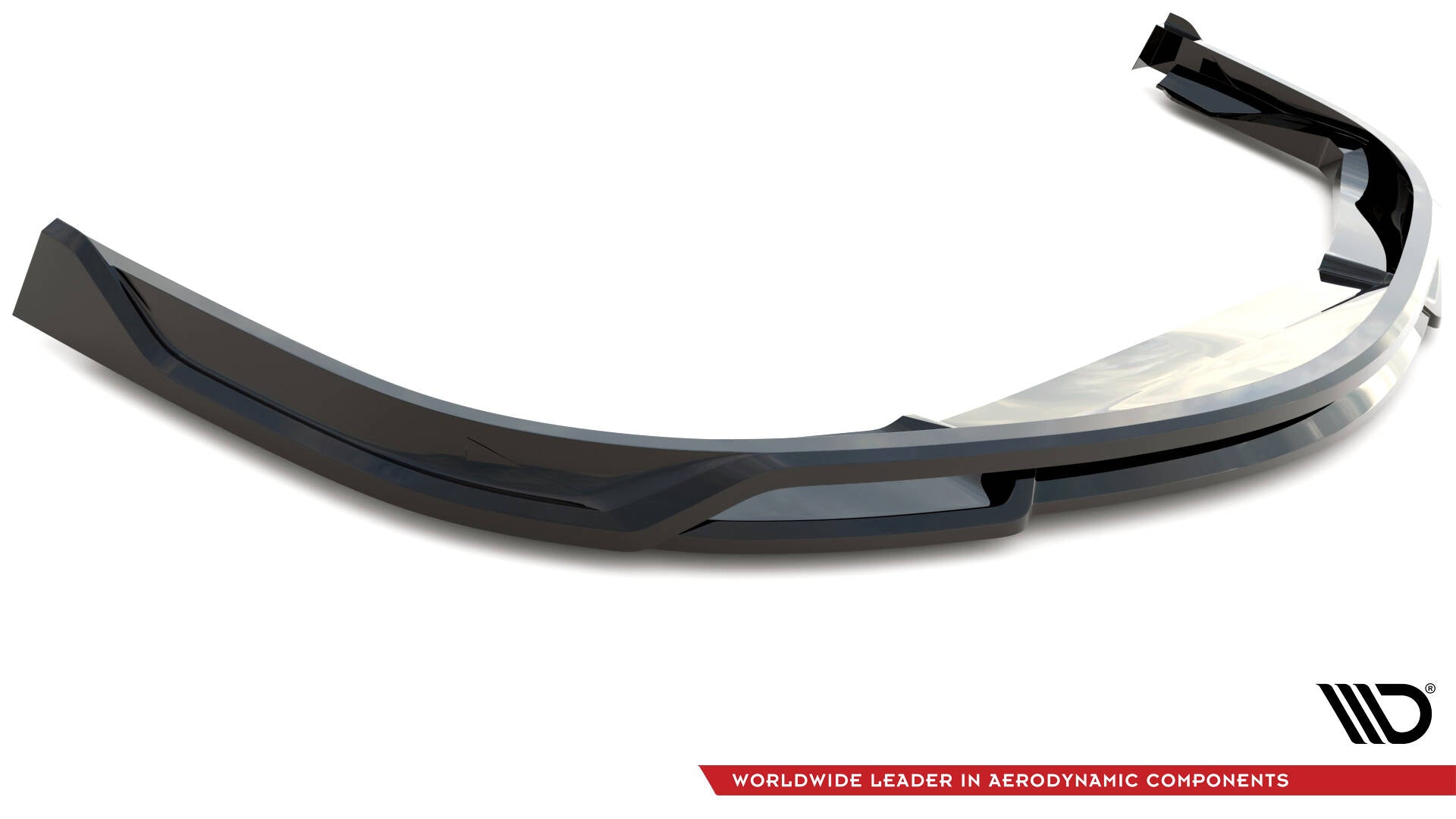 Maxton Front Ansatz für Porsche 911 Turbo 997 schwarz Hochglanz