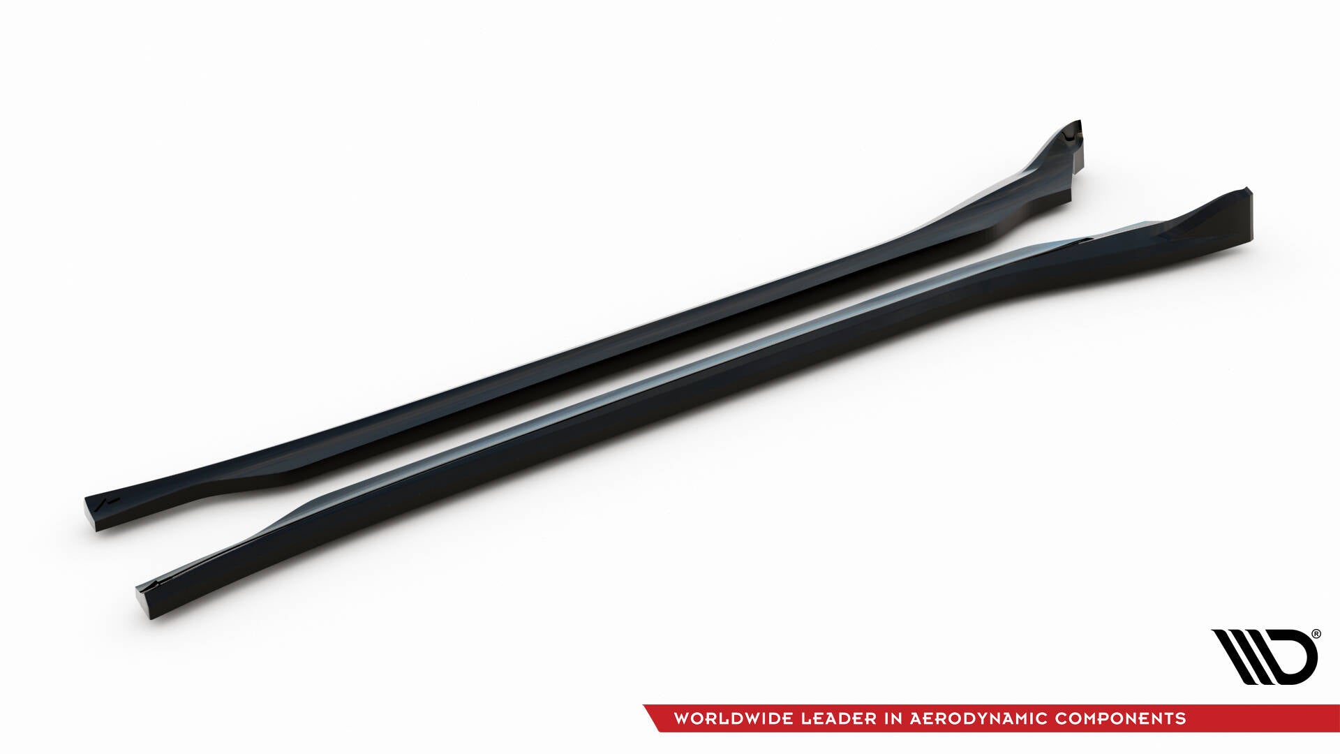 Maxton Seitenschweller Ansatz für Porsche Cayenne Mk2 Facelift schwarz Hochglanz