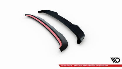 Maxton Spoiler CAP für Opel Corsa F ( Mk6) schwarz Hochglanz