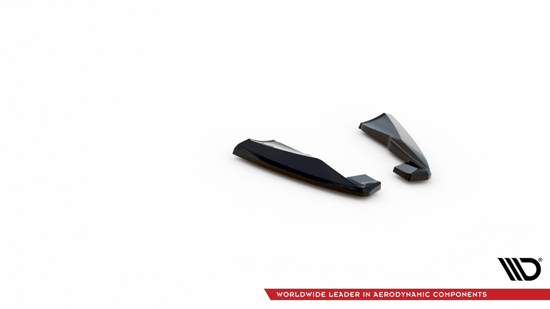 Maxton Heck Ansatz Flaps Diffusor für Volvo XC60 R-Design Mk1 Facelift  schwarz Hochglanz