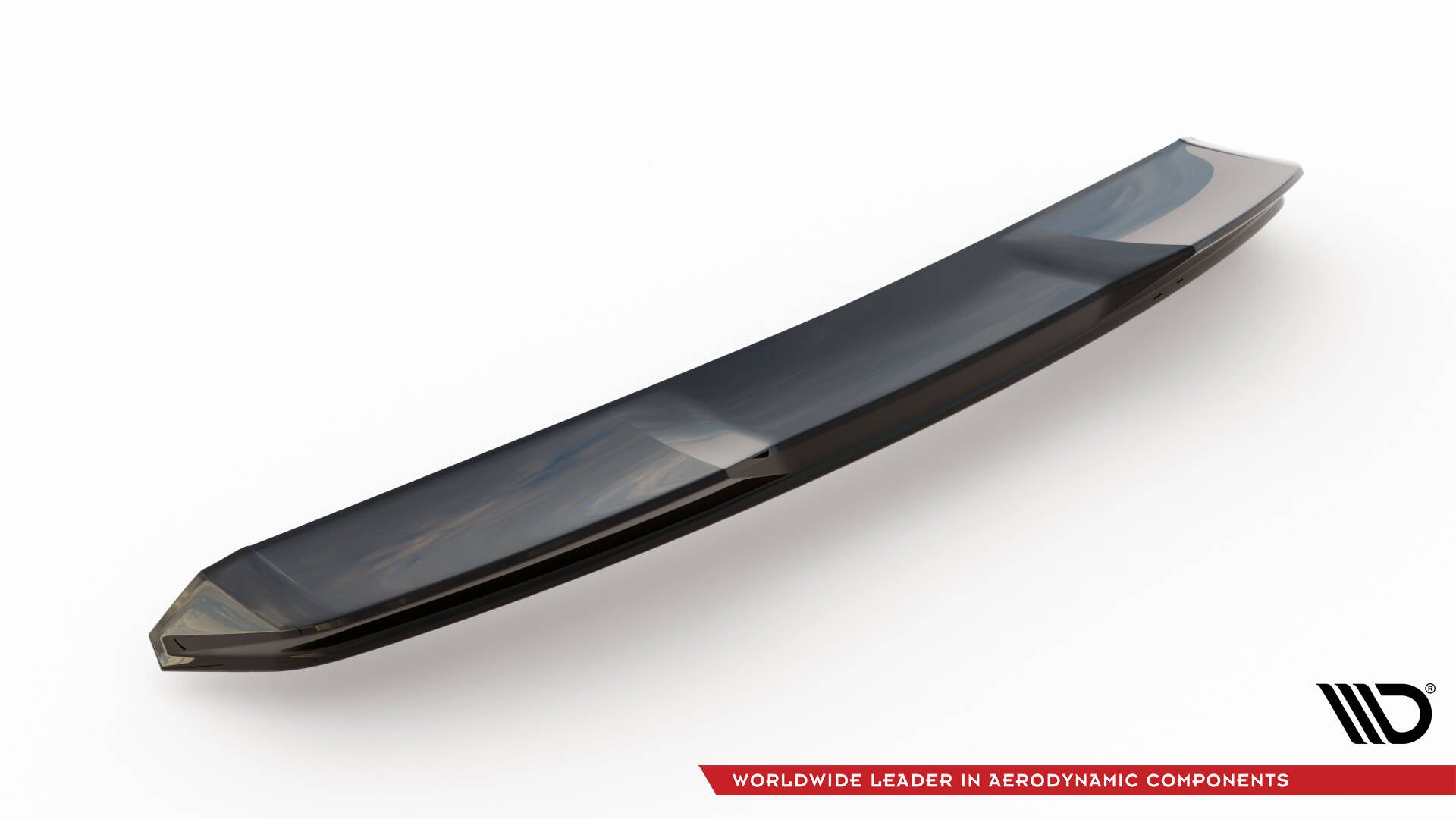 Maxton Spoiler CAP für 3D Audi A6 Avant / A6 Allroad / A6 S-Line Avant / S6 Avant C8 schwarz Hochglanz