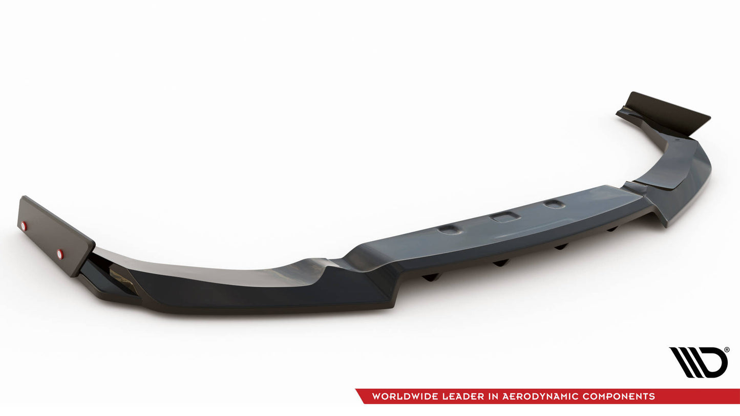 Maxton Mittlerer Diffusor Heck Ansatz +Flaps für Nissan GTR R35 Facelift