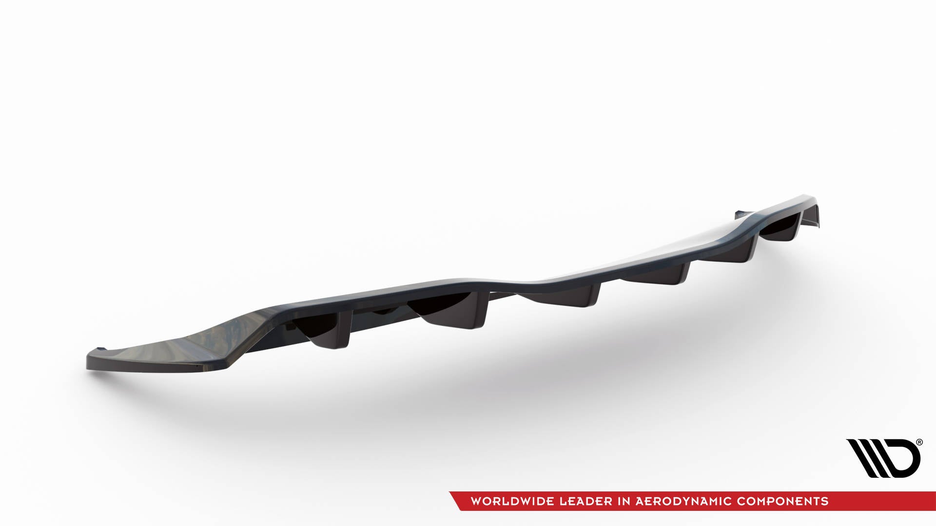 Maxton Mittlerer Diffusor Heck Ansatz DTM Look für Tesla Model Y schwarz Hochglanz