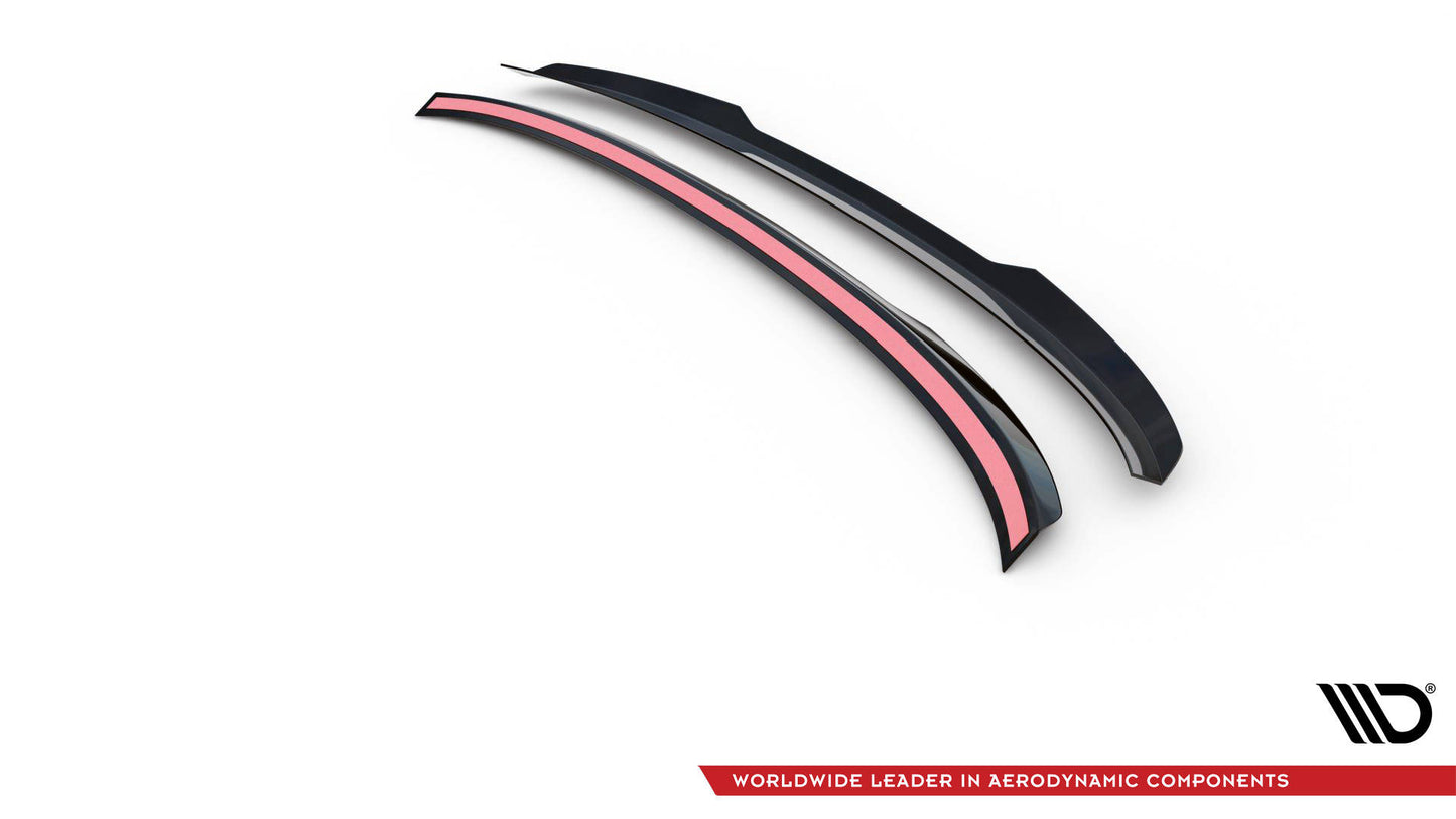 Maxton Spoiler CAP für Audi A3 / A3 S-Line Limousine 8Y Carbon Look