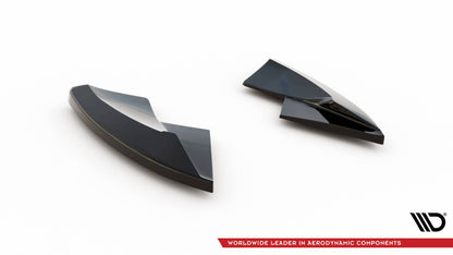 Maxton Heck Ansatz Flaps Diffusor V.2 für Opel Astra GTC OPC-Line J schwarz Hochglanz