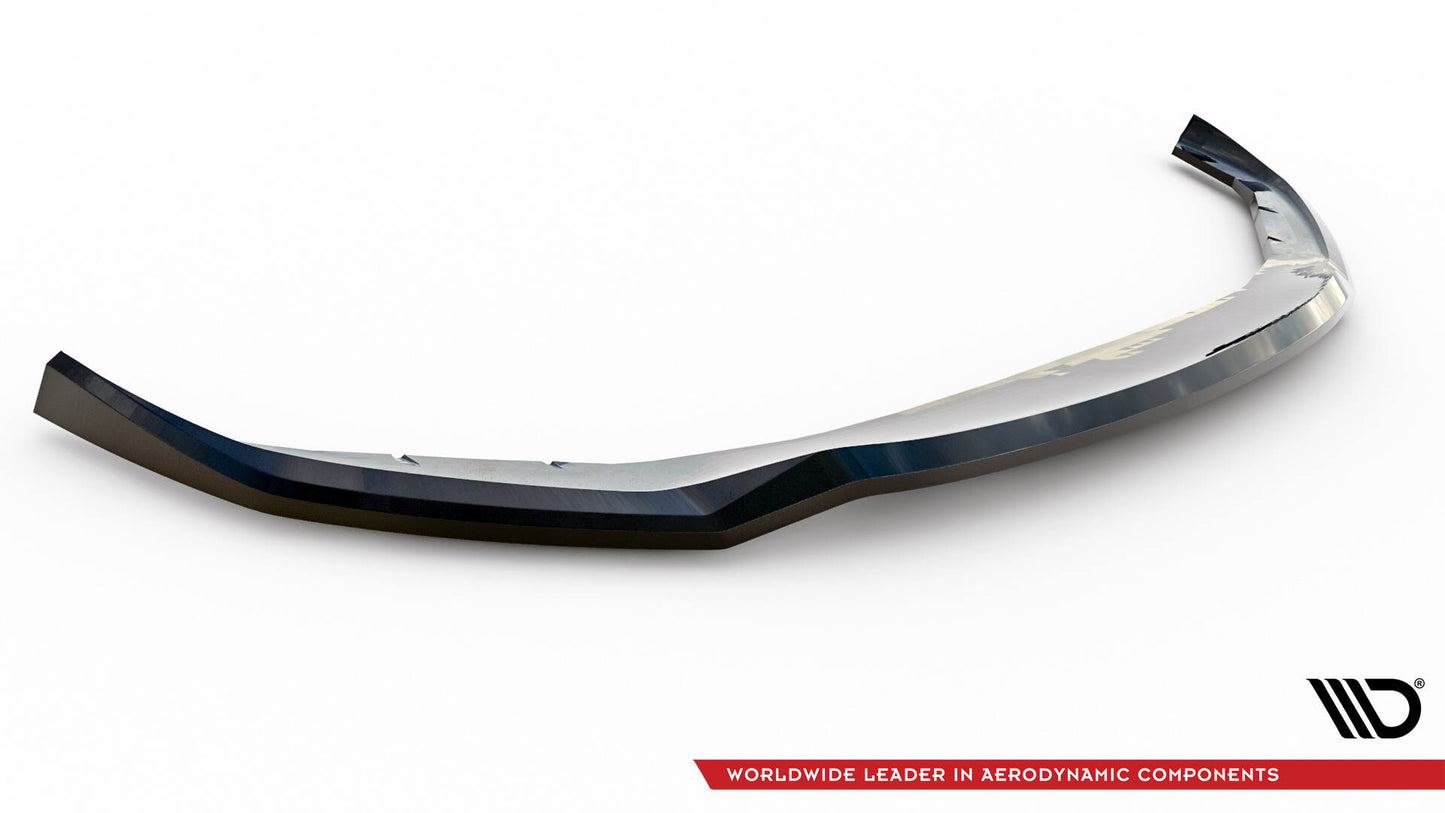 Maxton Front Ansatz V.2 für BMW 5er G30 / G31 Facelift schwarz Hochglanz