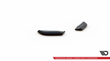 Maxton Heck Ansatz Flaps Diffusor für Volkswagen Scirocco Mk3 schwarz Hochglanz