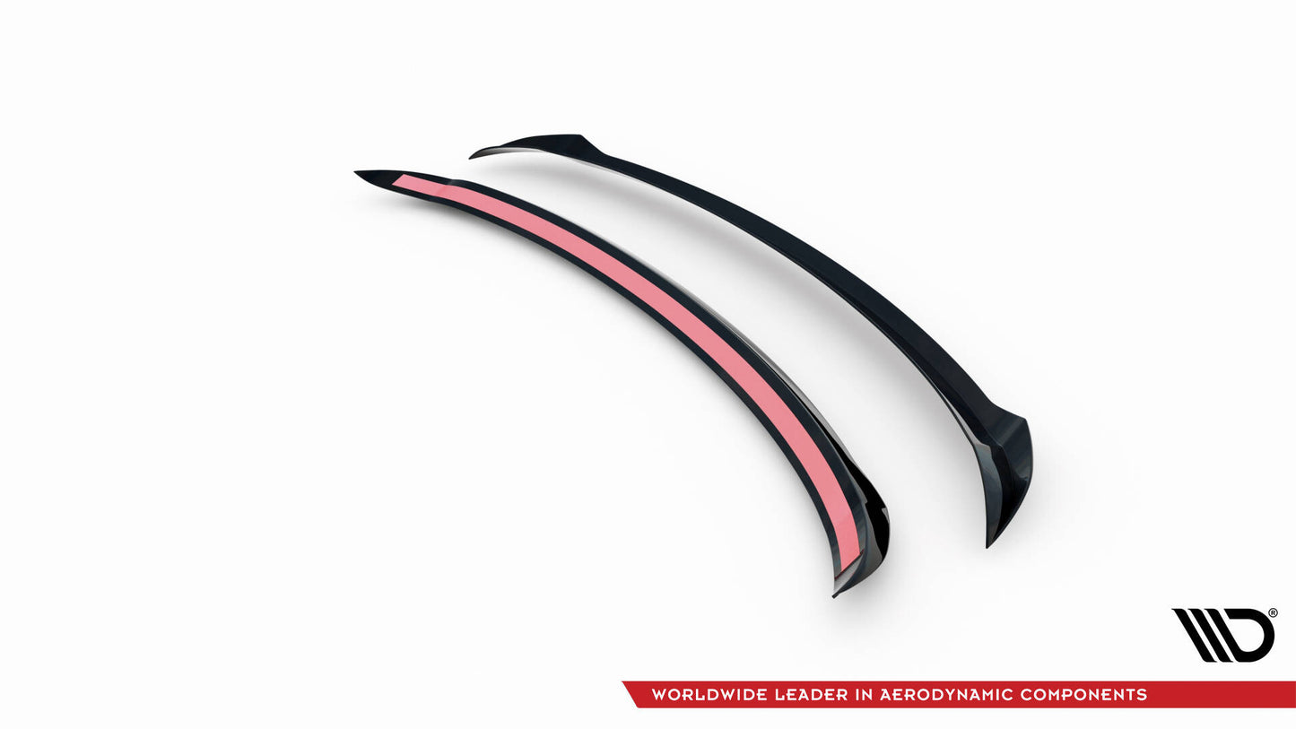 Maxton Spoiler CAP für Toyota Yaris GR Sport Mk4 schwarz Hochglanz