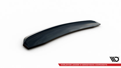 Maxton Mittlerer Diffusor Heck Ansatz für Audi A7 S-Line C7 schwarz Hochglanz