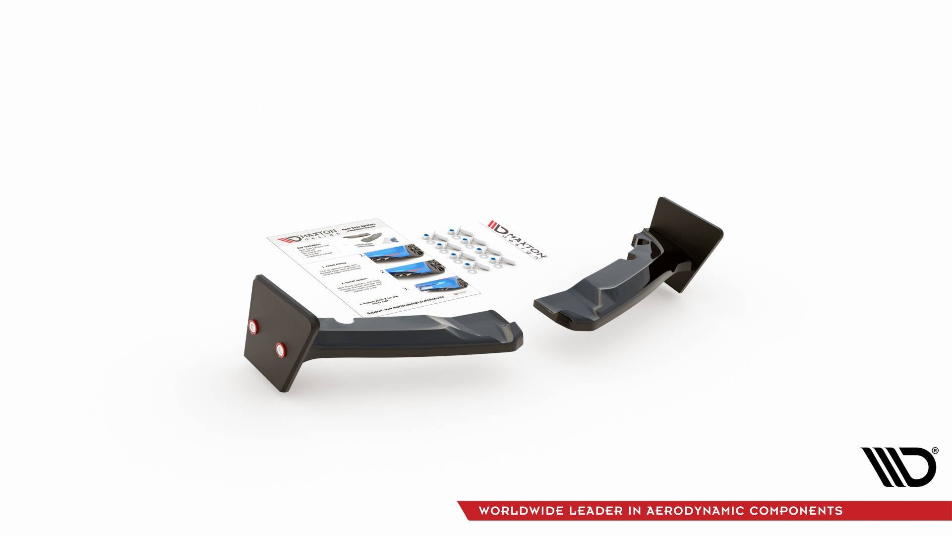 Maxton Heck Ansatz Flaps Diffusor +Flaps für V.4 Toyota GR Yaris Mk4