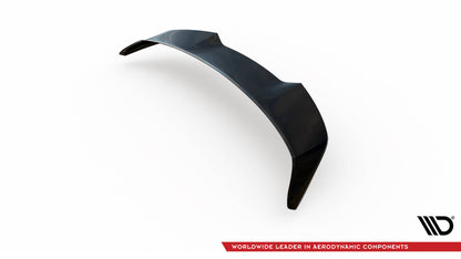 Maxton Höher Spoiler CAP für 3D Cupra Formentor Mk1 schwarz Hochglanz
