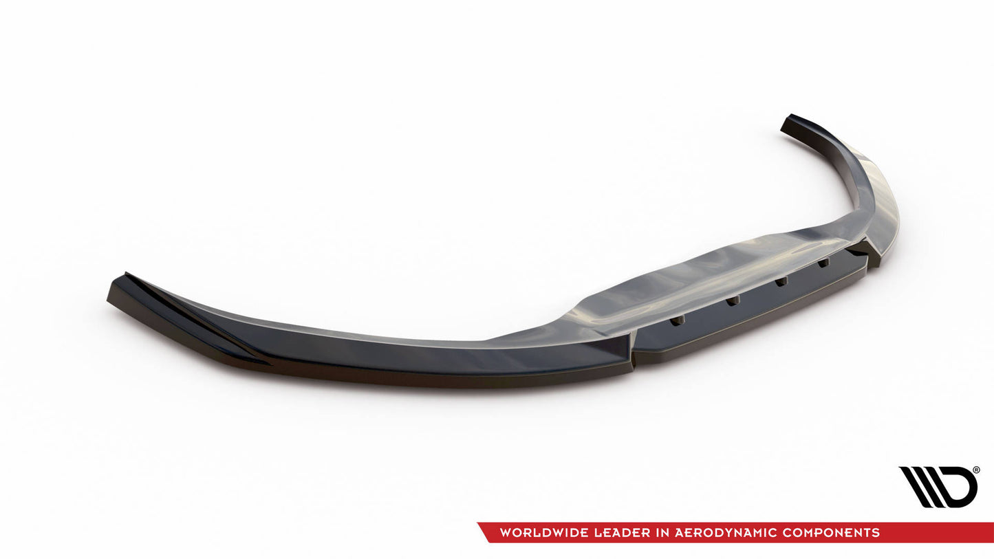 Maxton Front Ansatz V.2 für Toyota Yaris Mk4 schwarz Hochglanz