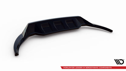 Maxton Front Ansatz für Toyota Hilux Invincible Mk8 Facelift schwarz Hochglanz