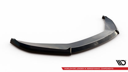 Maxton Front Ansatz V.1 für Skoda Kodiaq Sportline Mk1 Facelift schwarz Hochglanz