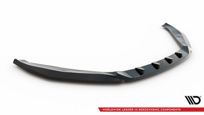 Maxton Front Ansatz V.2 für Audi TT S 8S Facelift schwarz Hochglanz