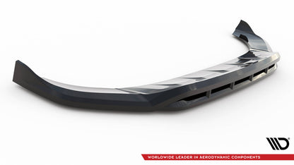 Maxton Front Ansatz für Audi Q7 Mk2 schwarz Hochglanz