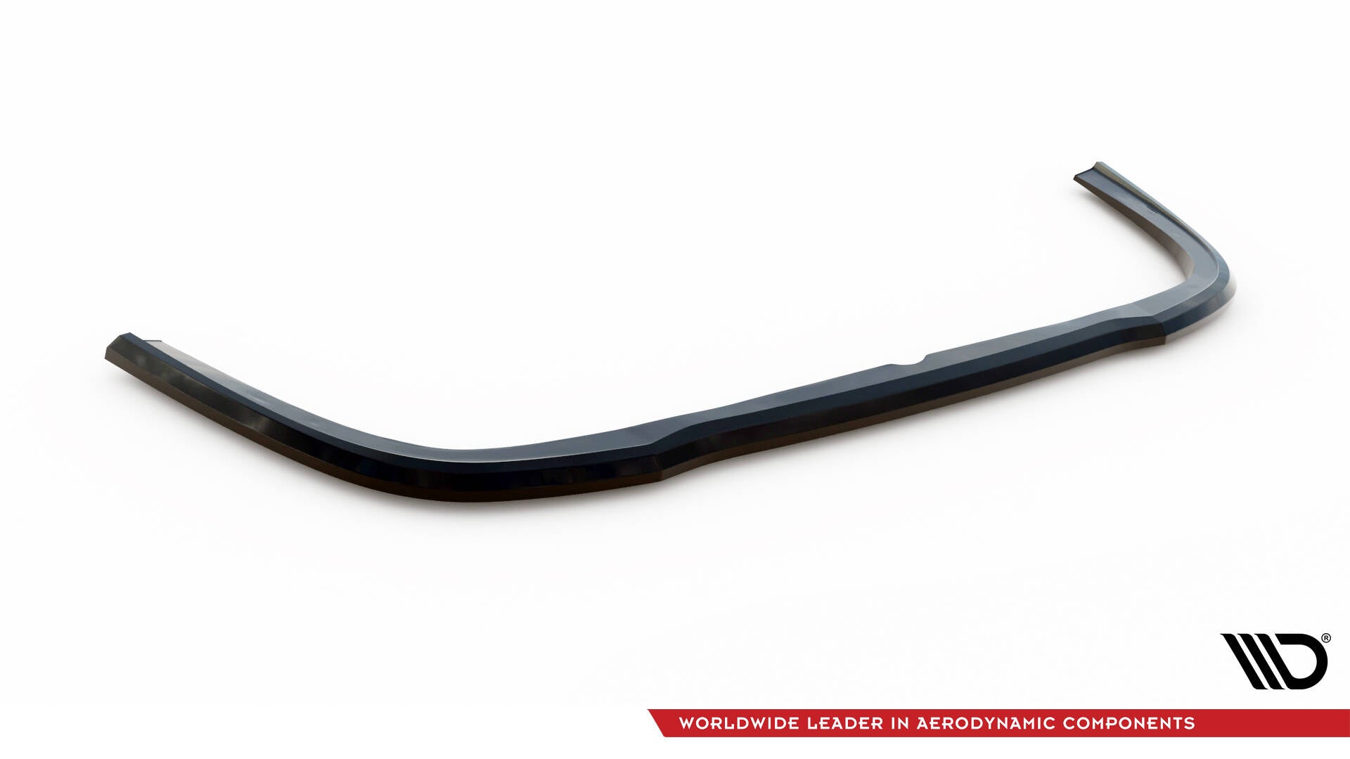 Maxton Zentrale Hinten Splitte Ford Transit Courier Mk1 schwarz Hochglanz