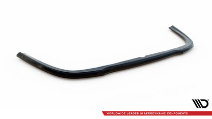 Maxton Zentrale Hinten Splitte Ford Transit Courier Mk1 schwarz Hochglanz