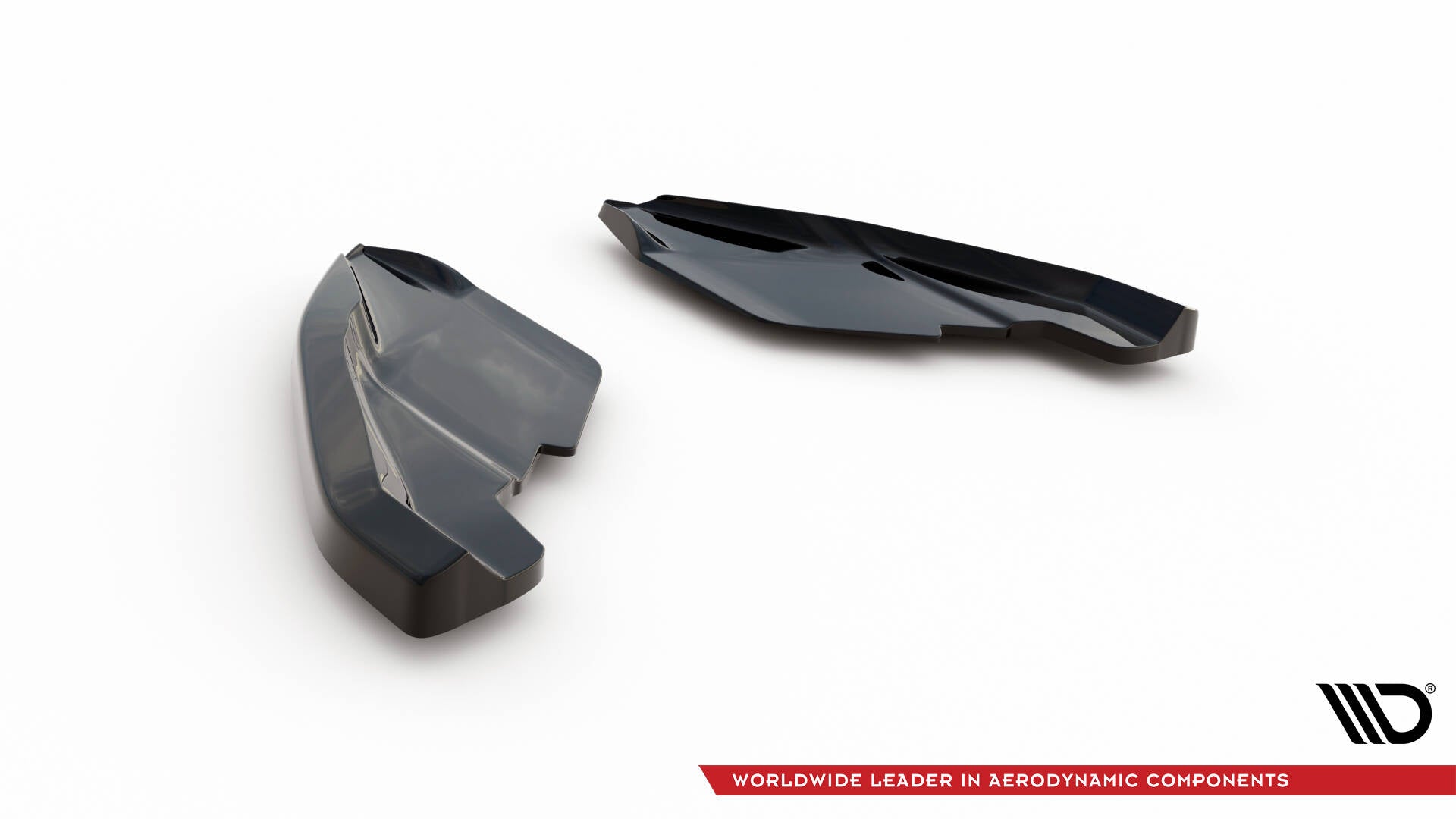 Maxton Heck Ansatz Flaps Diffusor V.2 für Seat Leon Hatchback Mk3 Facelift schwarz Hochglanz