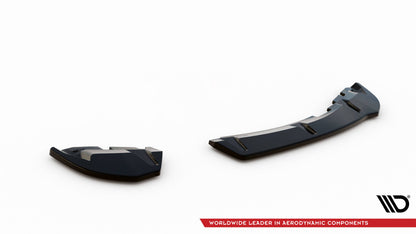 Maxton Heck Ansatz Flaps Diffusor für Seat Ibiza FR SC Mk4 Facelift schwarz Hochglanz