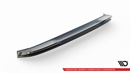 Maxton Spoiler CAP für 3D Volkswagen Golf GTI / R Mk8 schwarz Hochglanz