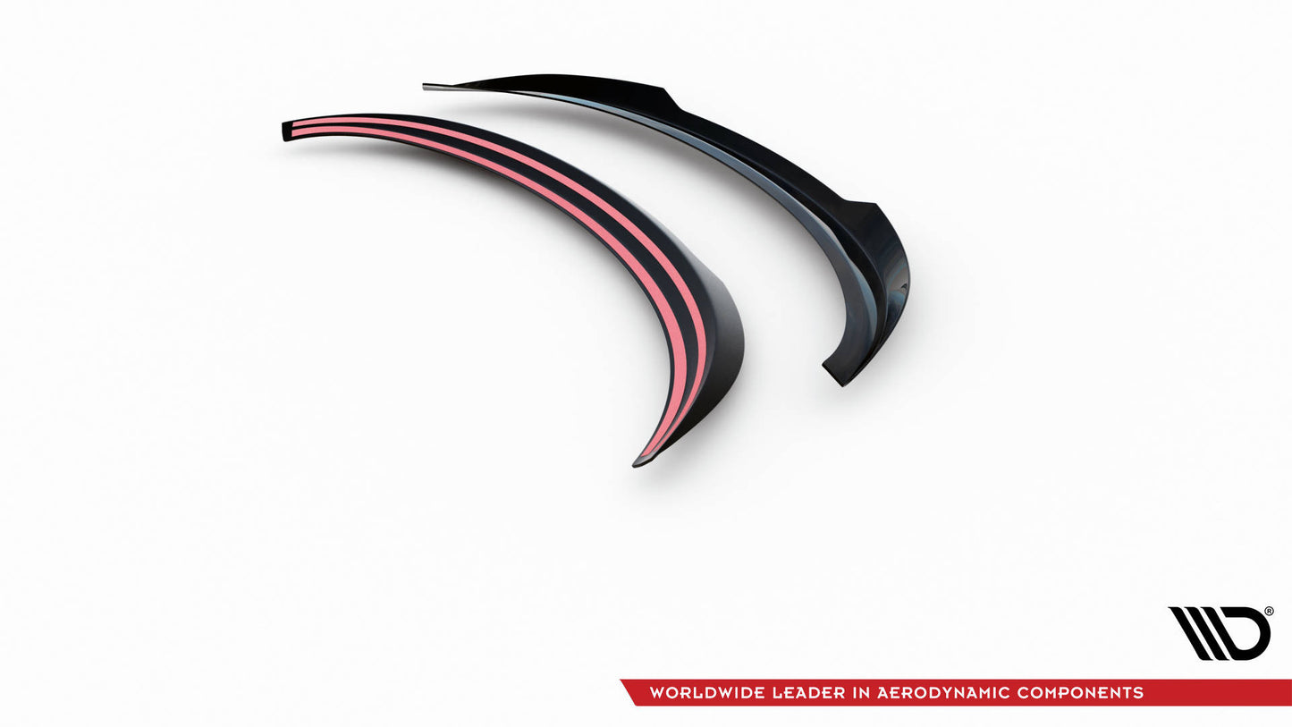 Maxton Spoiler CAP für Mini Cooper S F56 Facelift  schwarz Hochglanz