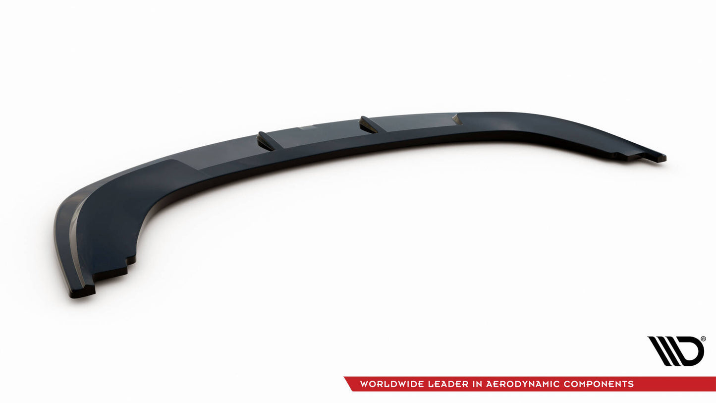 Maxton Front Ansatz für Volkswagen Touran Mk1 Facelift schwarz Hochglanz