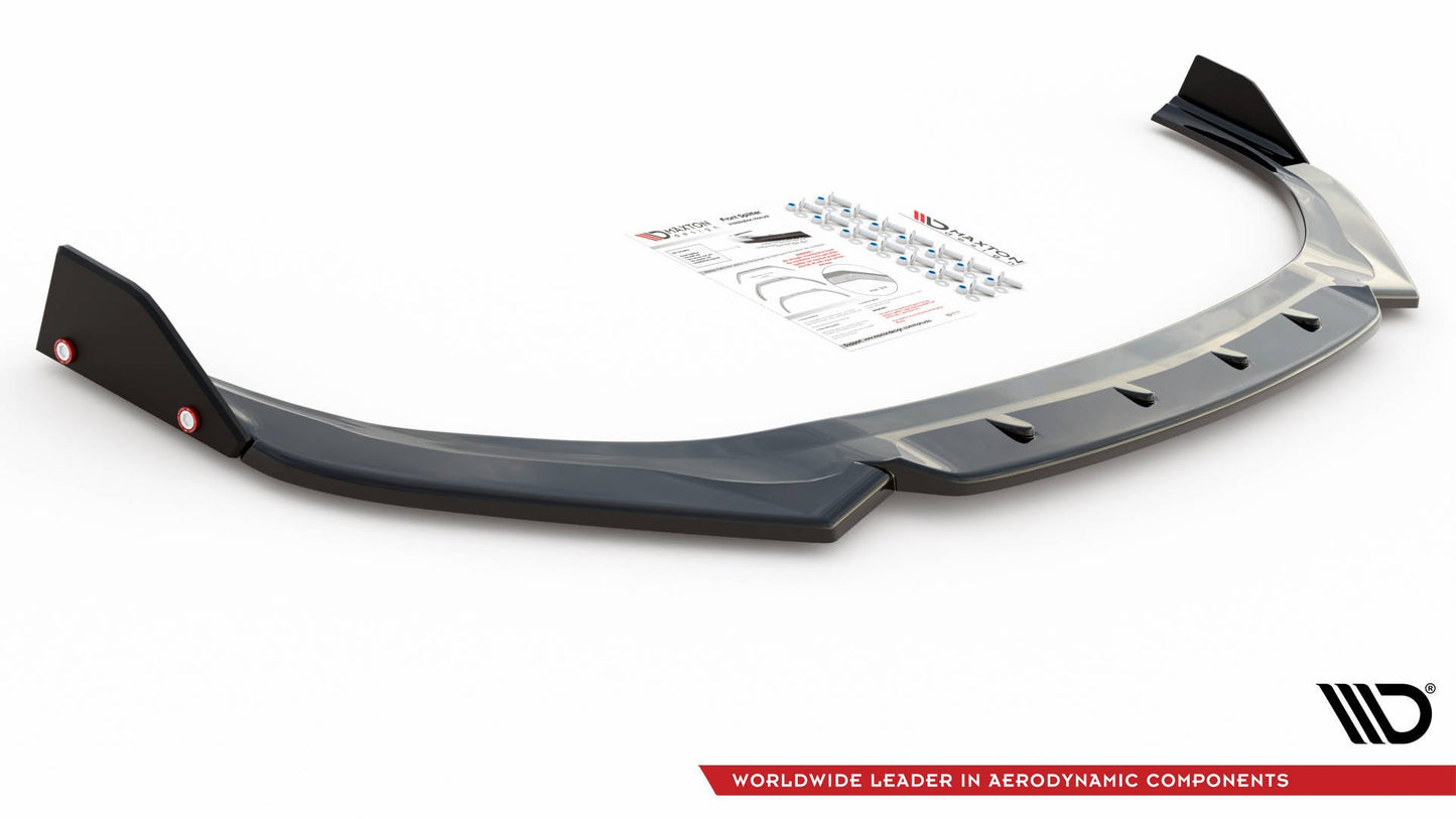 Maxton Front Ansatz V.6 +Flaps für Hyundai I30 N Mk3 Hatchback/Fastback