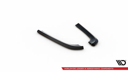 Maxton Heck Ansatz Flaps Diffusor V.1 für Mercedes-Benz CLK W209 schwarz Hochglanz