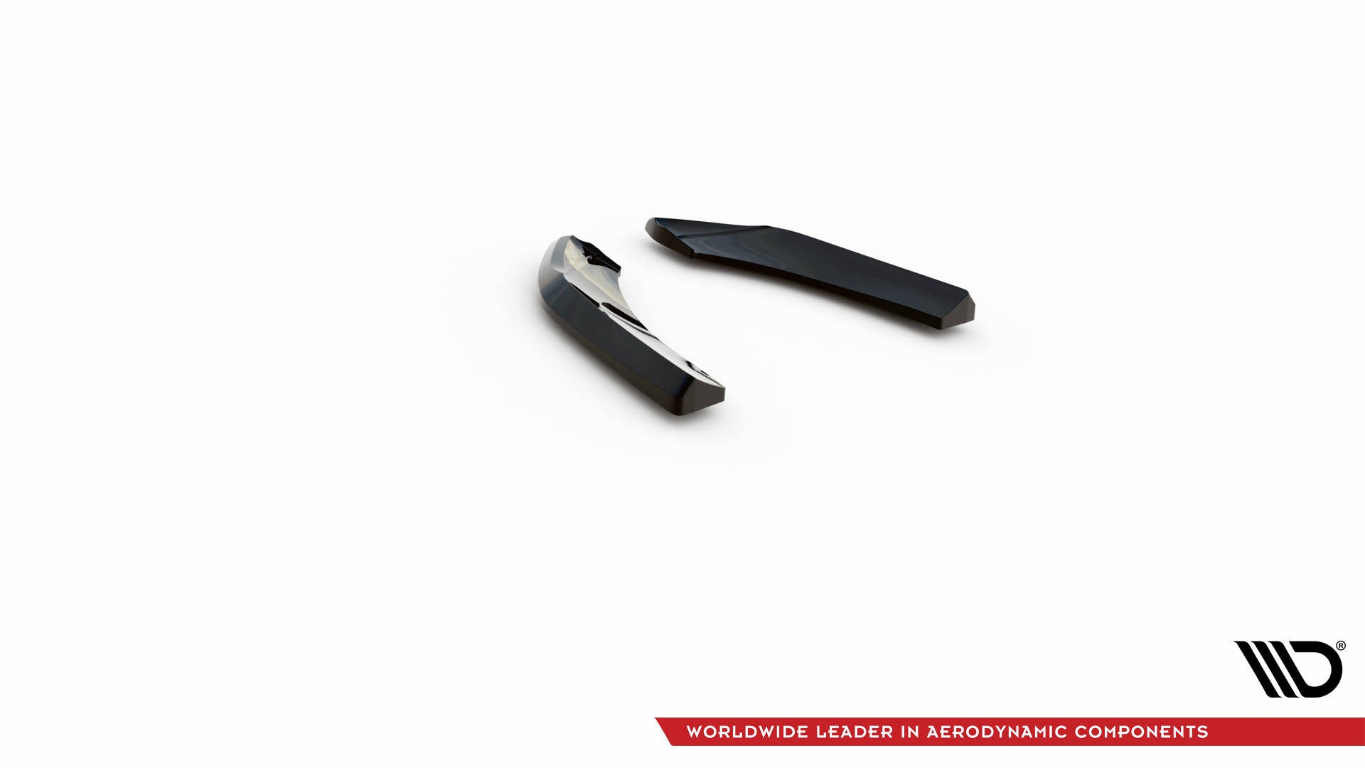 Maxton Heck Ansatz Flaps Diffusor für Mini Cooper Clubman John Cooper Works F54 Facelift schwarz Hochglanz