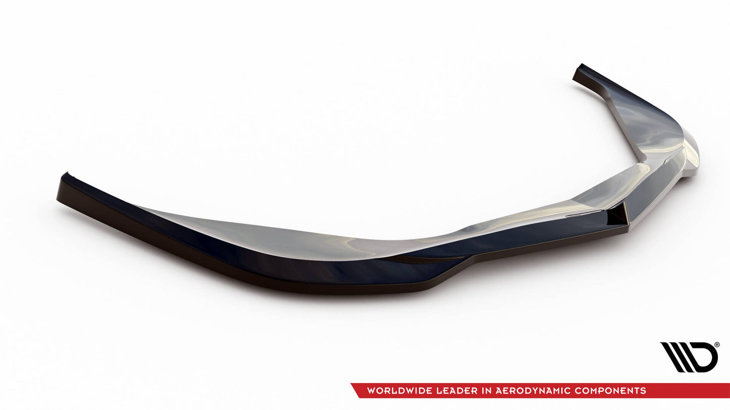 Maxton Front Ansatz für Chevrolet Corvette C5 schwarz Hochglanz