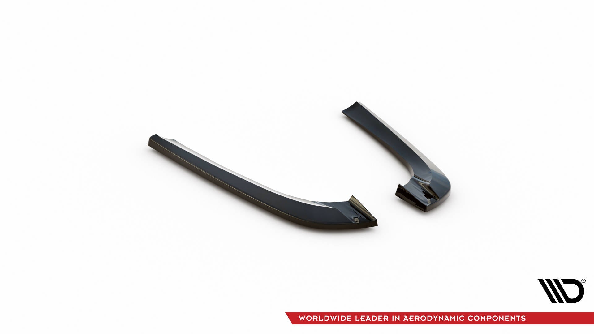 Maxton Heck Ansatz Flaps Diffusor V.2 für Mercedes-Benz CLK W209 schwarz Hochglanz